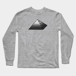 Greyscale Pyramid Long Sleeve T-Shirt